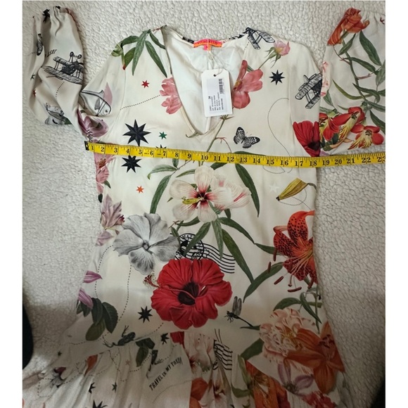 NWT VILAGALLO Floral Print Dress - Picture 11 of 12